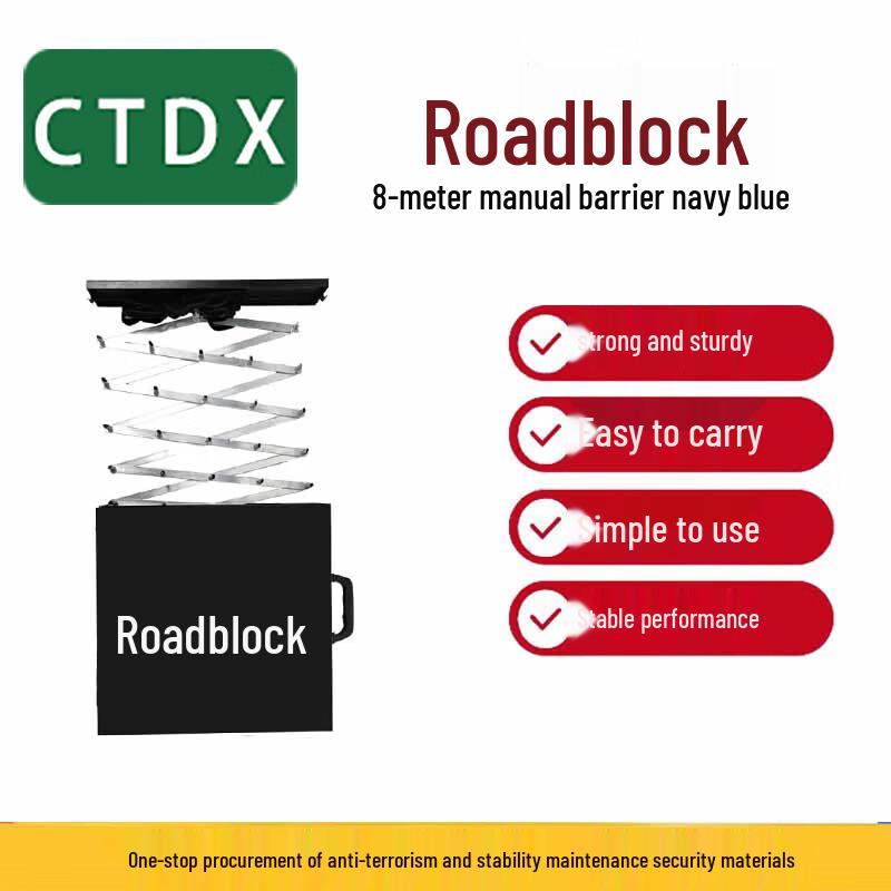 Portable Retractable Manual Road Blocker