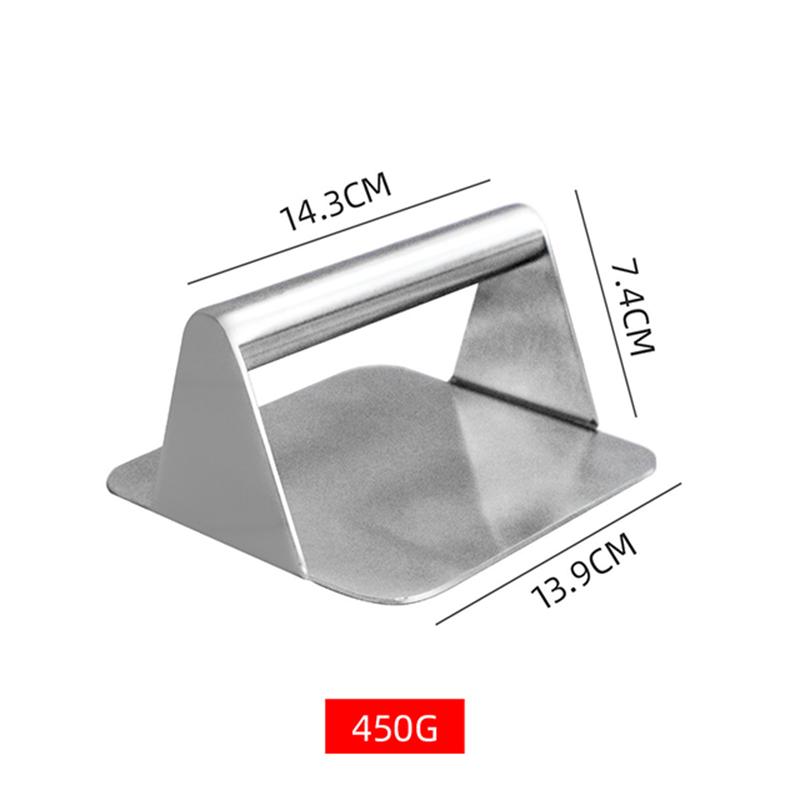 Stainless Steel Smash Burger Press Hamburger Patties Meat Masher Circular Meat Press Mold For Deli Meats Kitchen Accessories Square