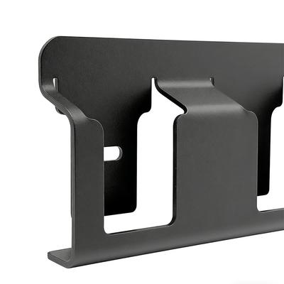 Wall Mount Battery Organizer Solid Steel 4-Slot Rack Wall Mount Holder For 18V Batteries For Bedroom Study Indoor Living Room