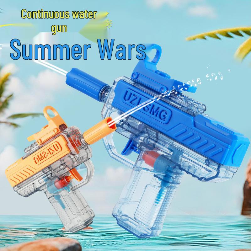 

Uzi Mini Rapid-Fire Water Gun for Kids - Summer Outdoor Beach Toy