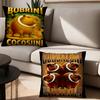 Funny Bobrini Cocosini Hot Cute Pillow Case Office Cushions Suitable For Sofa Car Bedroom Decorative Cushion Cover