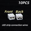 LED Strip Connector Kits 2/10Pcs 8mm 2Pin Screw Fixing No Soldering for Home DIY Decor