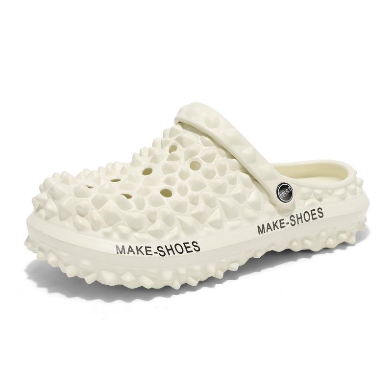 

Trend Personality Creative Durian Hole Shoes Men s Summer Sports Casual Slippers Baotou Outdoor Beach Sandals Men s 44