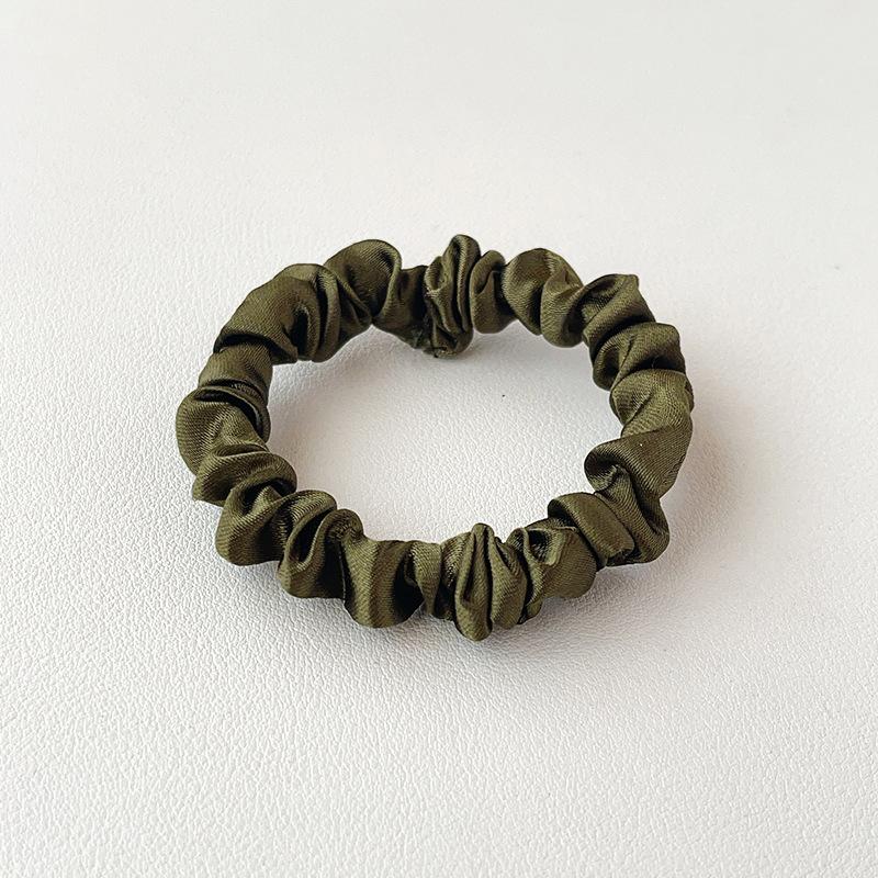 Satin Cloth Art Large Intestine Hair Band European and American Headrope Hair Accessories Simple Headband Head Flower Rubber Band Hair Accessories