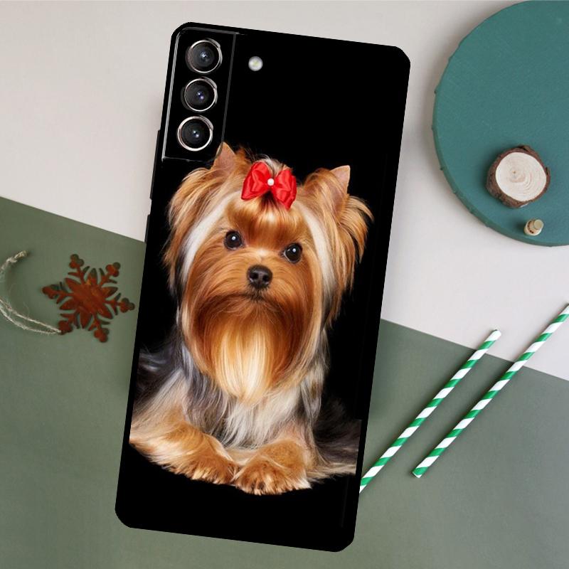 Yorkie Yorkshire Terrier Phone Case For Samsung Galaxy S25 S26 Ultra S20 S21 S22 S23 S24 Plus S10 S25 FE Back Cover