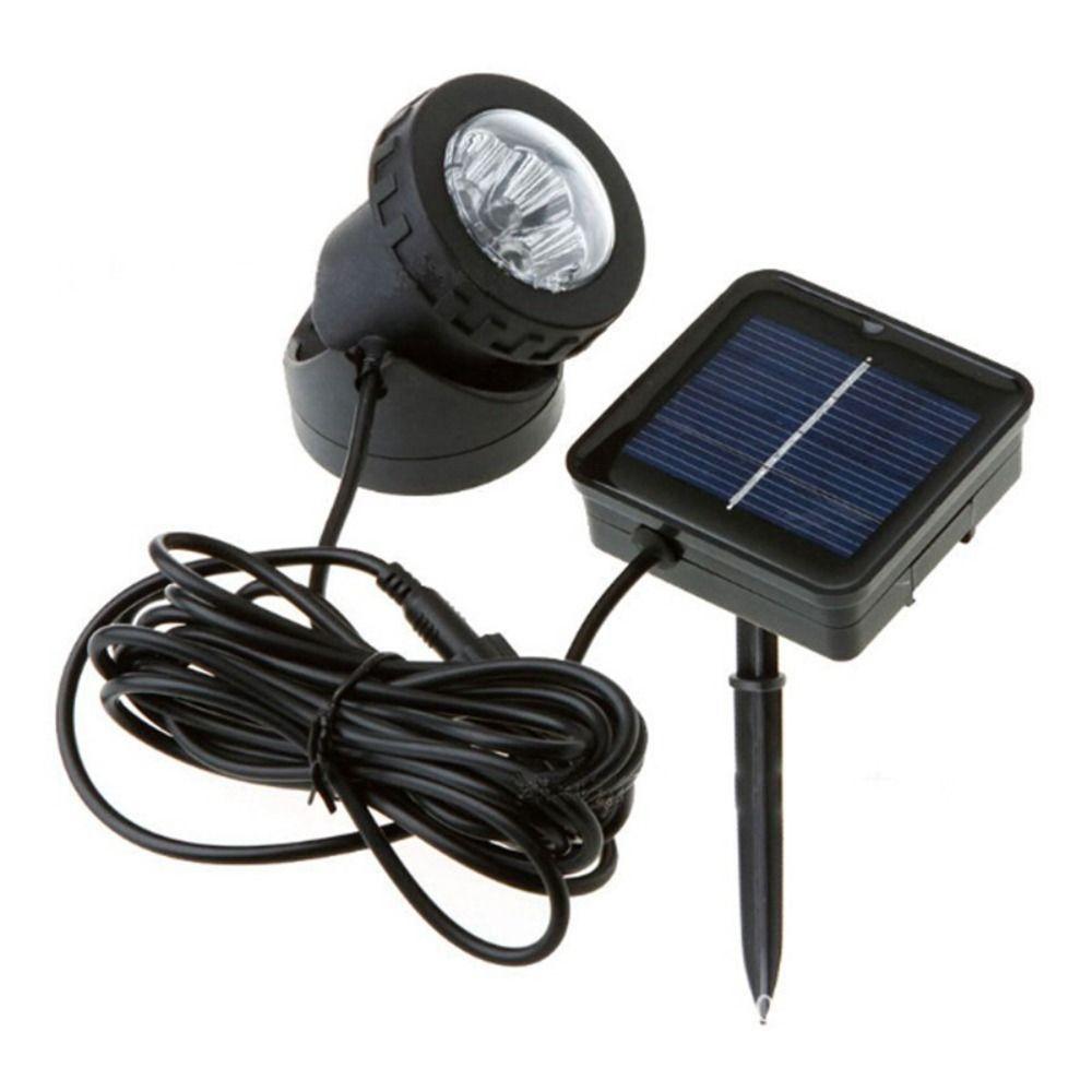 Dual Waterproof Solar Pond Spotlights 1.2V/3.7V LED 6 LED Solar Underwater Lights Submersible Auto On/Off Solar Lights