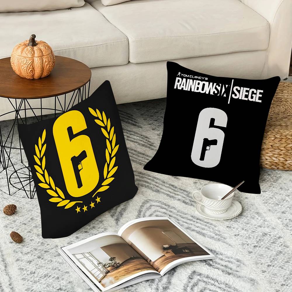 Poszewka na poduszkę Rainbow Six Siege Modna kwadratowa poszewka Sypialnia Sofa Pokój Ins Dekoracja Wypoczynek Poszewka na poduszkę