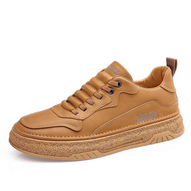 

Весенние новые высококачественные износостойкие подошвы спортивные оксфорды универсальные мужские кожаные повседневные туфли офисные мужские деловые туфли 44 коричневый