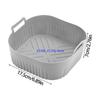L5BD 2Pcs Air Frying Machine Silicone Liners Frying Basket For Replacement Reusable Air Frying Machine Silicone Accessories for