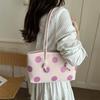 2026 Women's Polka Dot Large Capacity Handbag - Versatile Crossbody/Shoulder Bag for Casual or Commute