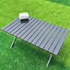 OEING Portable Camping Table with Integrated Folding Chair