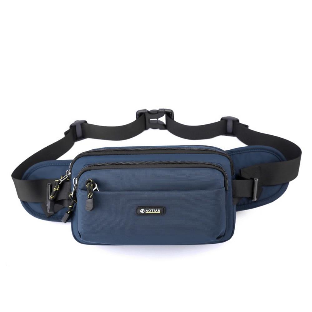

Многослойная сумка через плечо, сумка-кроссбоди из Оксфорда, деловая нагрудная сумка, мужская поясная сумка для улицы темно-синий