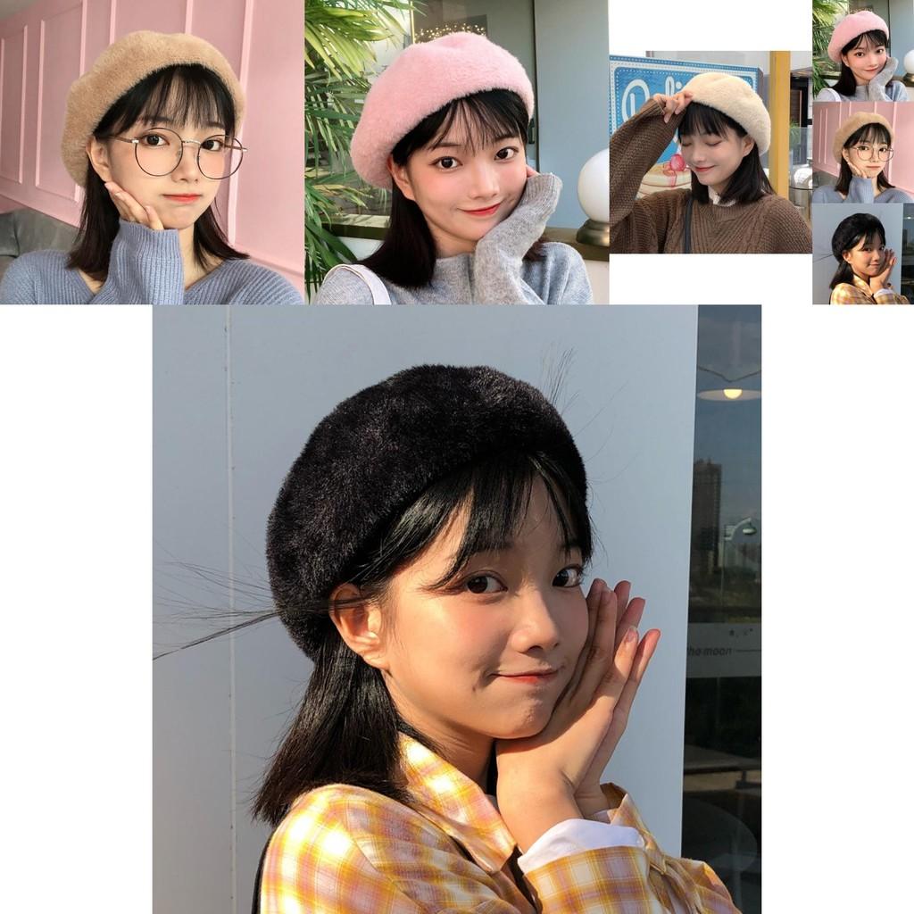 Sweet And Cute Classic Women's Beret Cozy Wool Cap In Multiple Colors