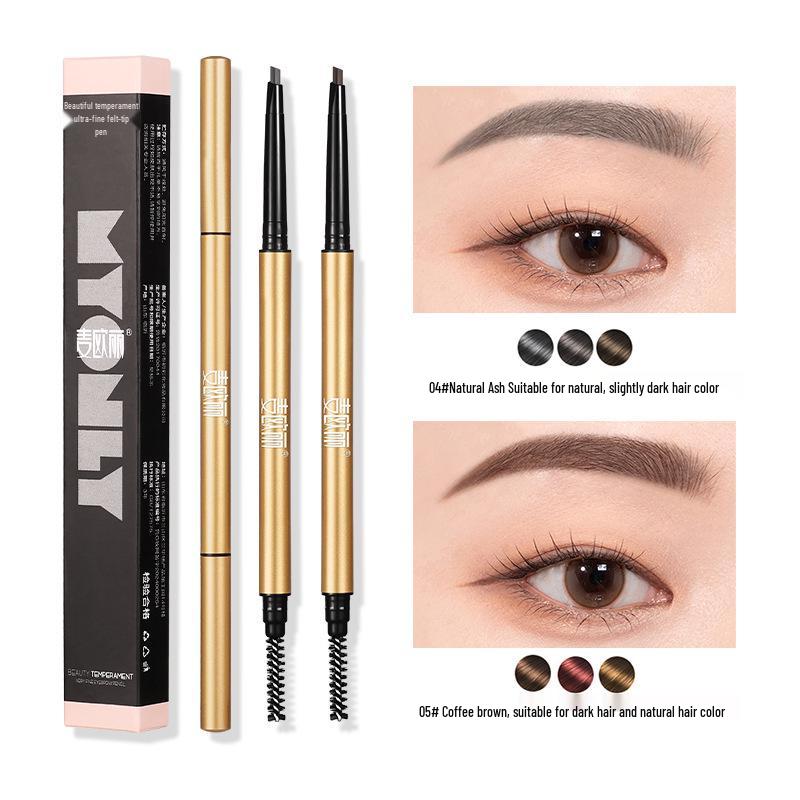 Maiolee Little Gold Dual-Ended Ultra-Fine Smudge-Proof Eyebrow Pencil
