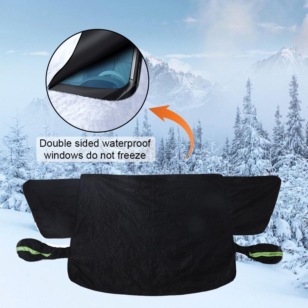 Magnetic Car Snow Shield Oxford Cloth Car Anti Freeze Snow Windshield Cover Waterproof Automobile Sunshade Cover for Ice Snow