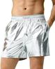 Men's Cross-border Patent Leather Beach Shorts: Casual Three-Color Design