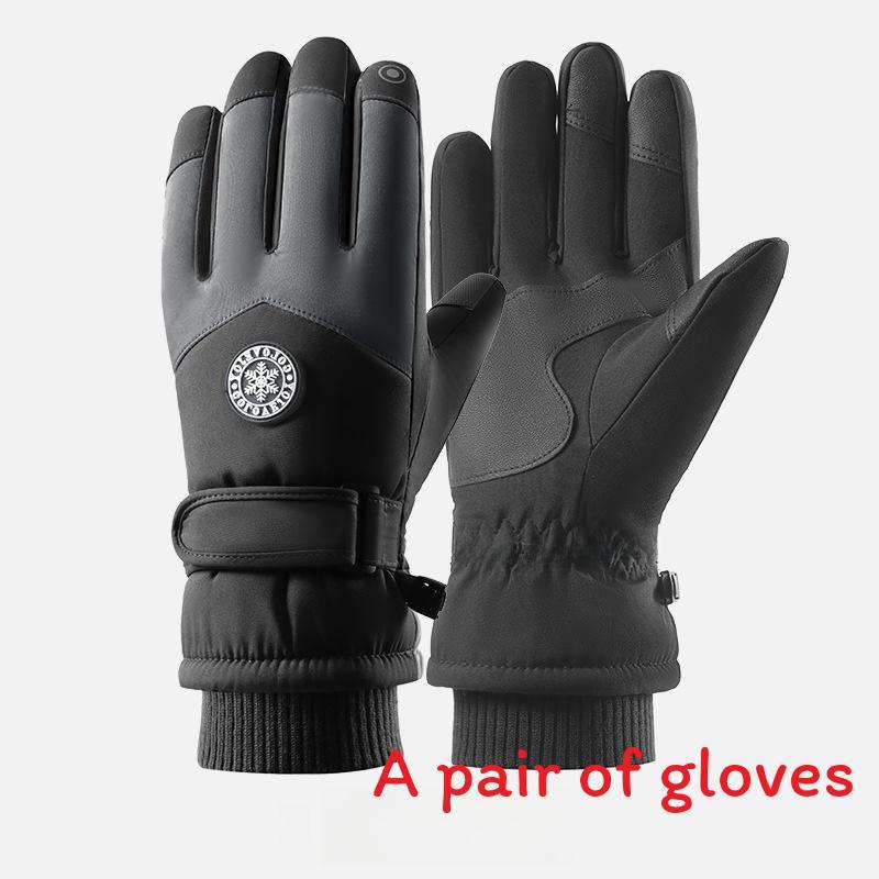 Snow Ski Gloves Women Men Touchscreen Waterproof Windproof Thick Oxford Fabric For Winter Outdoor Sports