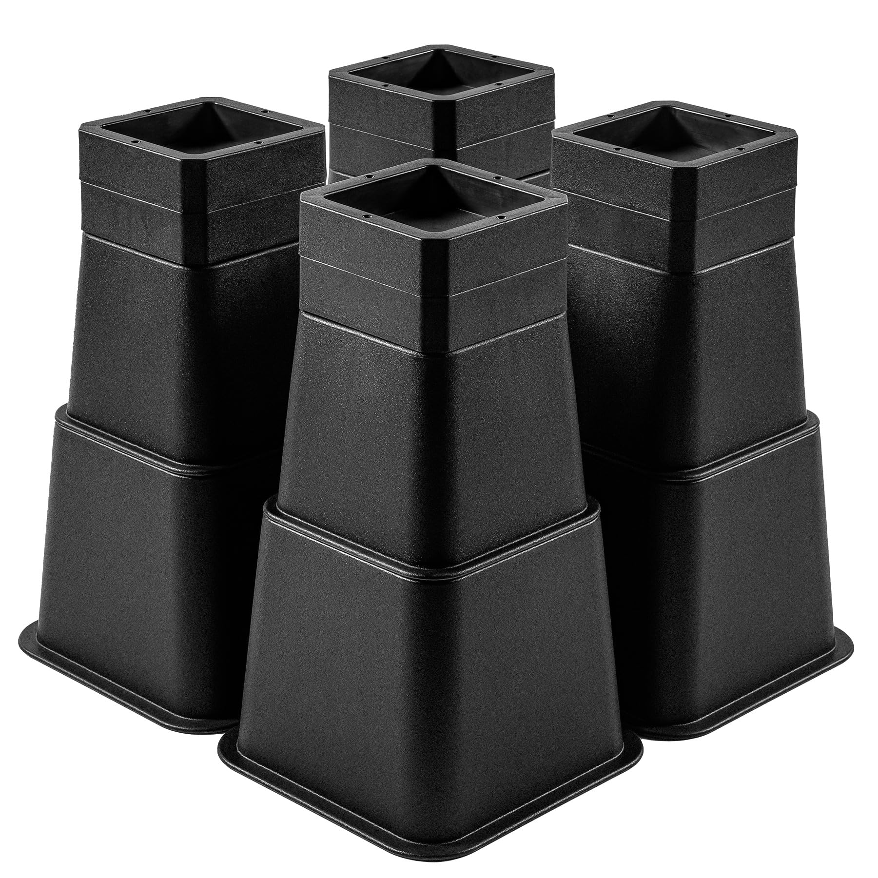 

extension legs for and height Trapezoidal black load Height-adjustable (9-way adjustable 8cm, 12.8cm, 20.5cm, 18.2cm, 25.2cm, etc.) beds, tables,