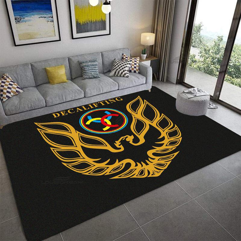 Firebird Pattern Carpet Trans Am Home Decoration Bedrooms Floor Pad Can Customize Rug Living Room Cushion Door Pad