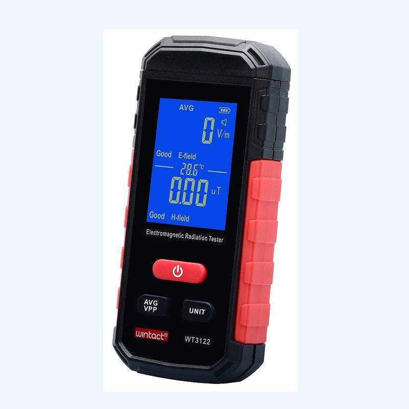 WT3122 Electromagnetic Field Radiation Detector Digital LCD EMF Meter Rechargeable Counter Emission Dosimeter Computer Tester