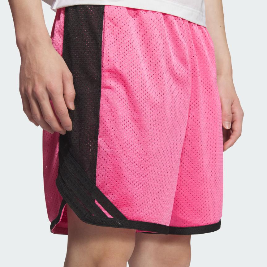 adidas BASKETBALL SS25 Sports Shorts Men's Semi Neon Pink JN0746