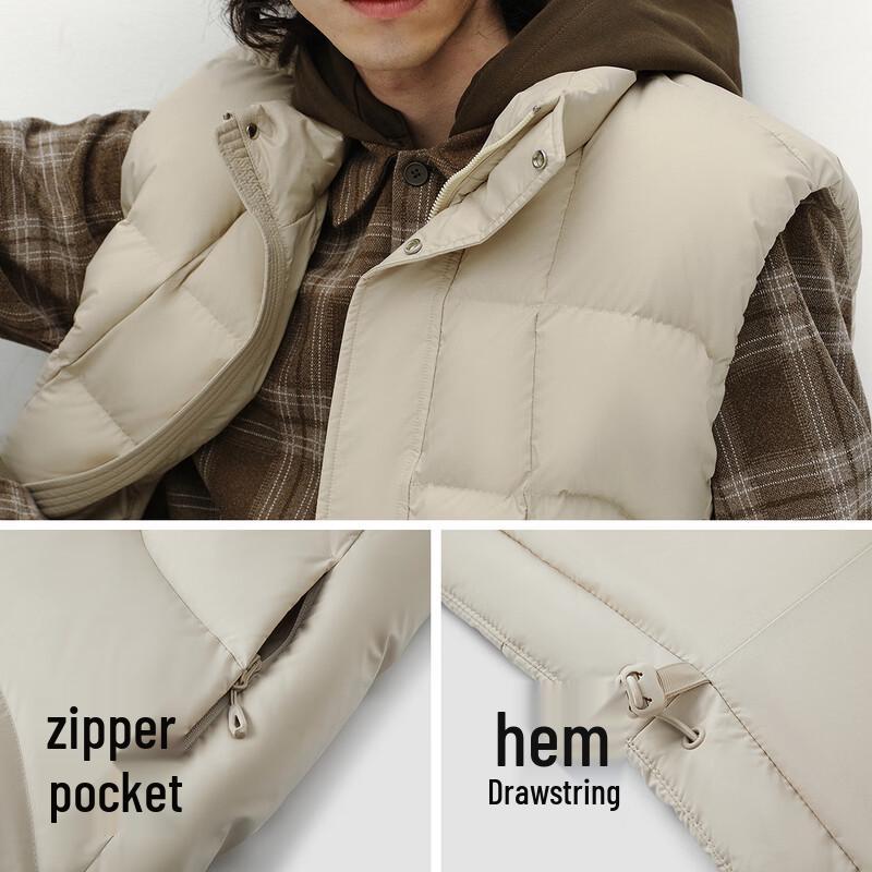 Semir Men's 90% Down Water-Repellent Vest