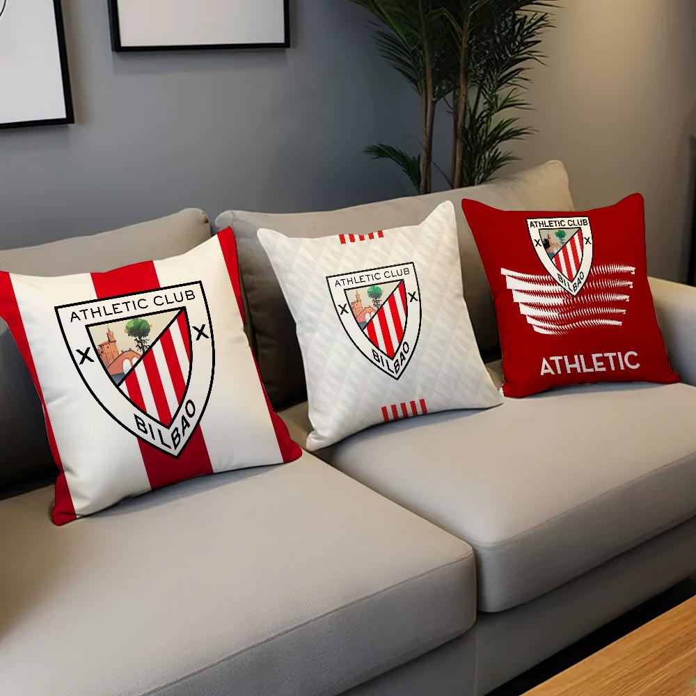 Federa per cuscino con logo di squadra di calcio, per soggiorno, testata del letto, ufficio, camera da letto, divano, cuscino per pisolino