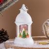 Candlestick Christmas Wind  Lamp Santa Santa Hanging Lamp Classical Christmas Castle Lantern  Xmas