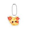 Anime Acrylic Key Ring for Brionne Alolan Meowth Pumpkaboo Chimchar Espurr Piplup Q Version Self-Made Acrylic Key Chain Pendant