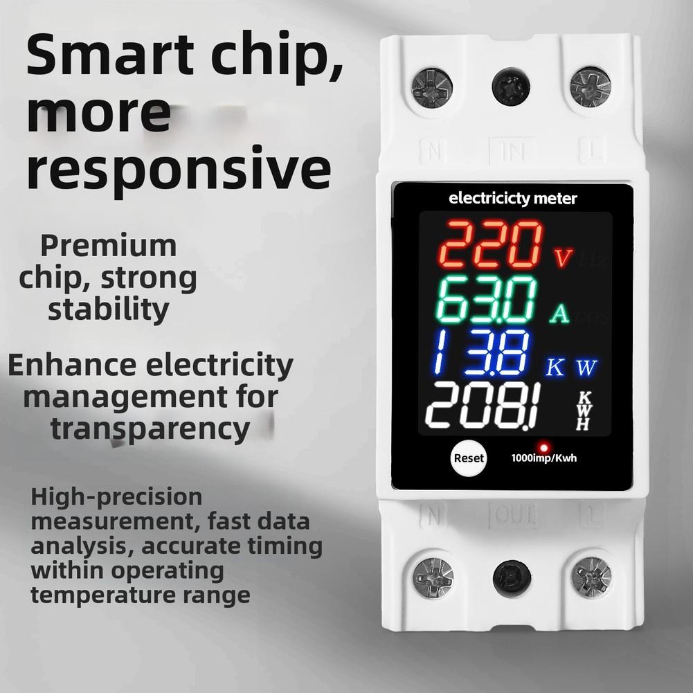 Compact Design Digital Meter Electricity Monitoring