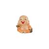 Latest Pack of 4 Laughing Buddha Monk Miniature Statue Showpiece (Multi, 4 Cm X 1.5 Cm) Feng Shui Items for Good Luck for Home Decor