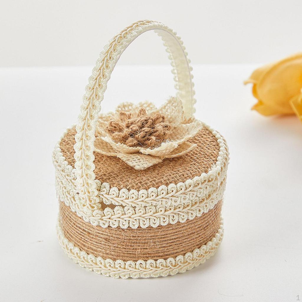 Wedding Bearer Box Flower Girl Basket for Dog Lightweight Multipurpose Bridesmaid