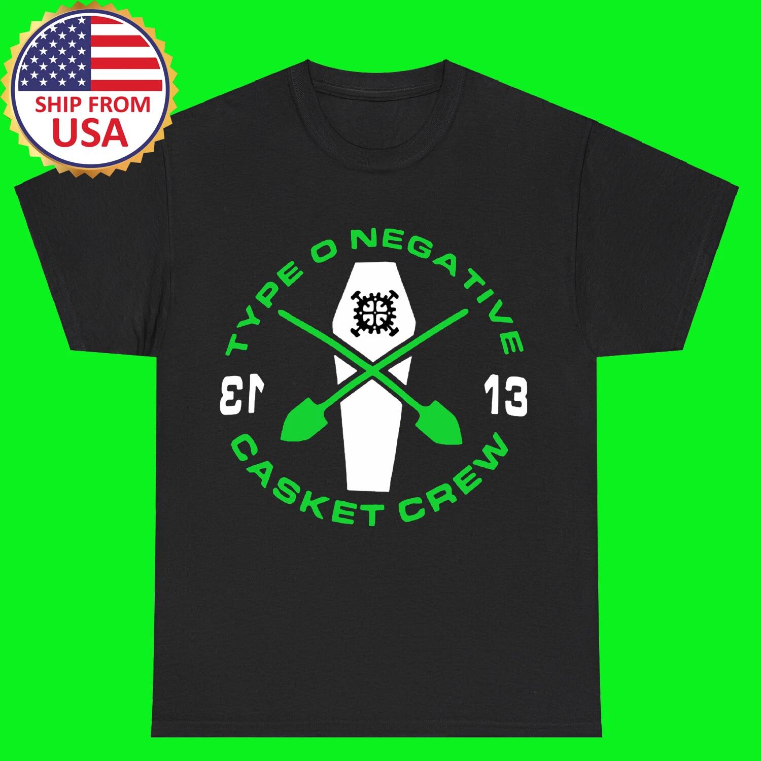 

TYPE O NEGATIVE Casket Crew Black T-Shirt Tee Top Unisex S