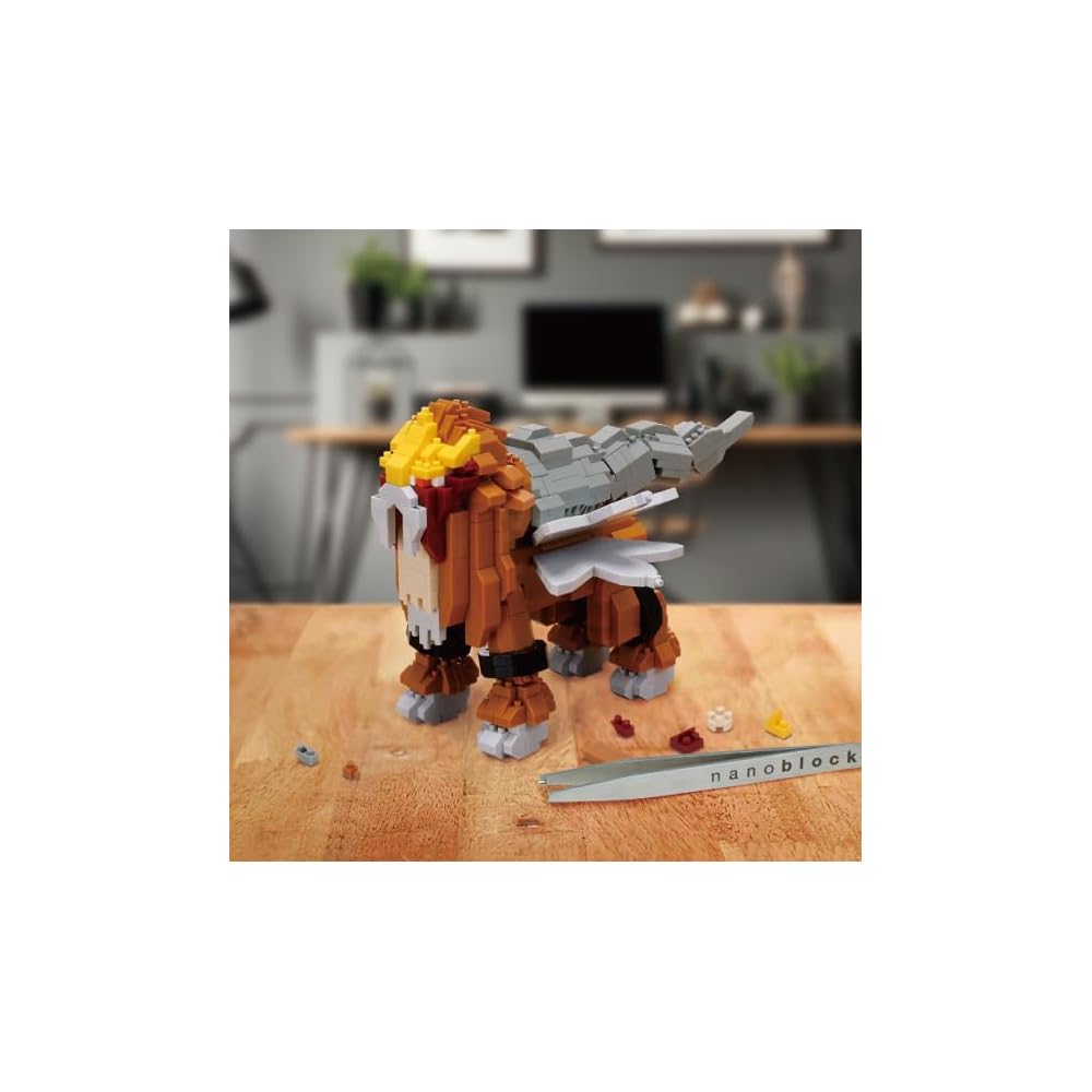Kawada Nanoblock Entei Deluxe Edition Building Set 7x28x21cm for Ages 12 and Up