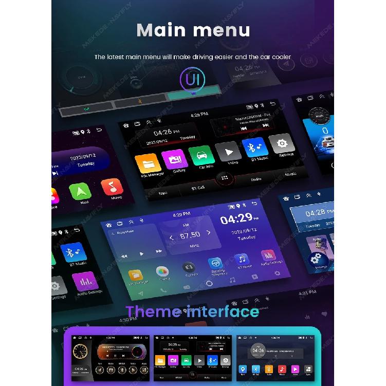 7inch Android 15 For KIA CEED 2007 2008 2009 Wireless Carplay Auto Car Radio Multimedia Player Audio GPS Navi Stereo Screen WIFI