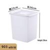 LIJIA FITMENT 903 White Rectangular Insulated Ice Bucket