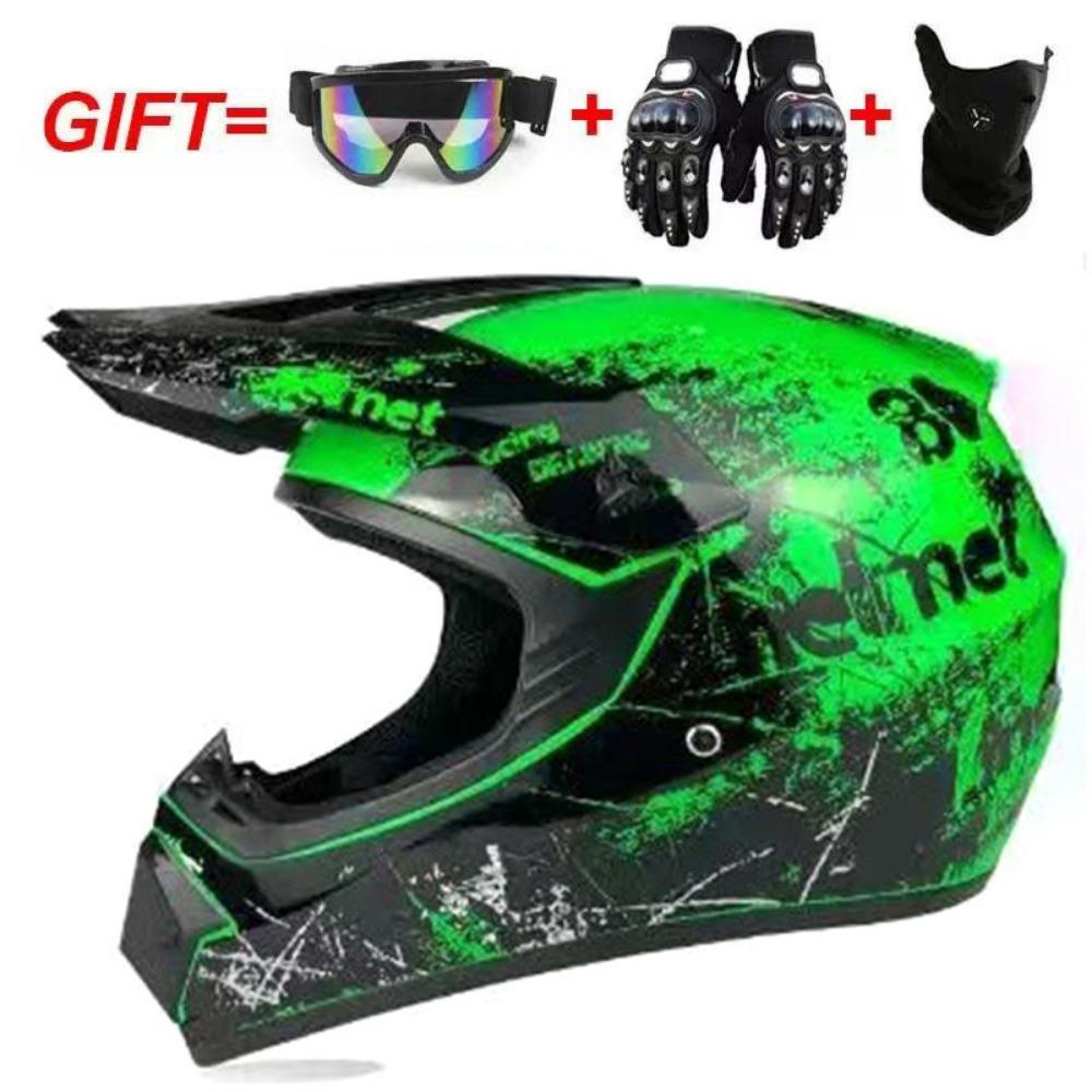 Cool Helmet Junior Motorcycle Helmet Mountain Bike ATV Off-Road Vehicle Helmet