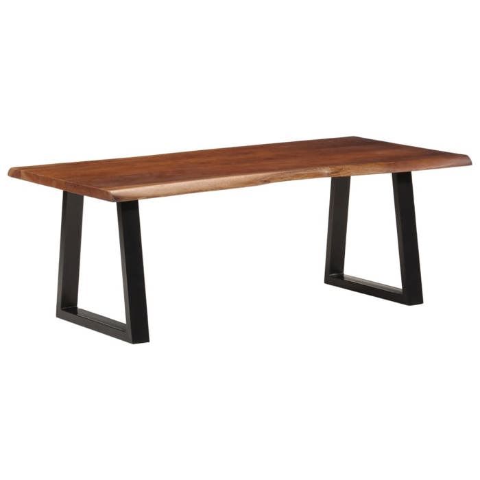 VidaXL Coffee Table, Side Table with Legs, End Table, Living Room Furniture, Modern, Honey Brown Wood 374950