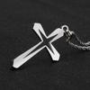 Męski Punkowy Najnowszy Krzyż Rycerz Świątynny Klasyczny Wisiorek Naszyjnik Męski Amulet Biżuteria