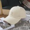 R Standard Hard Top Unisex Baseball Cap - Korean Style with Sun Protection
