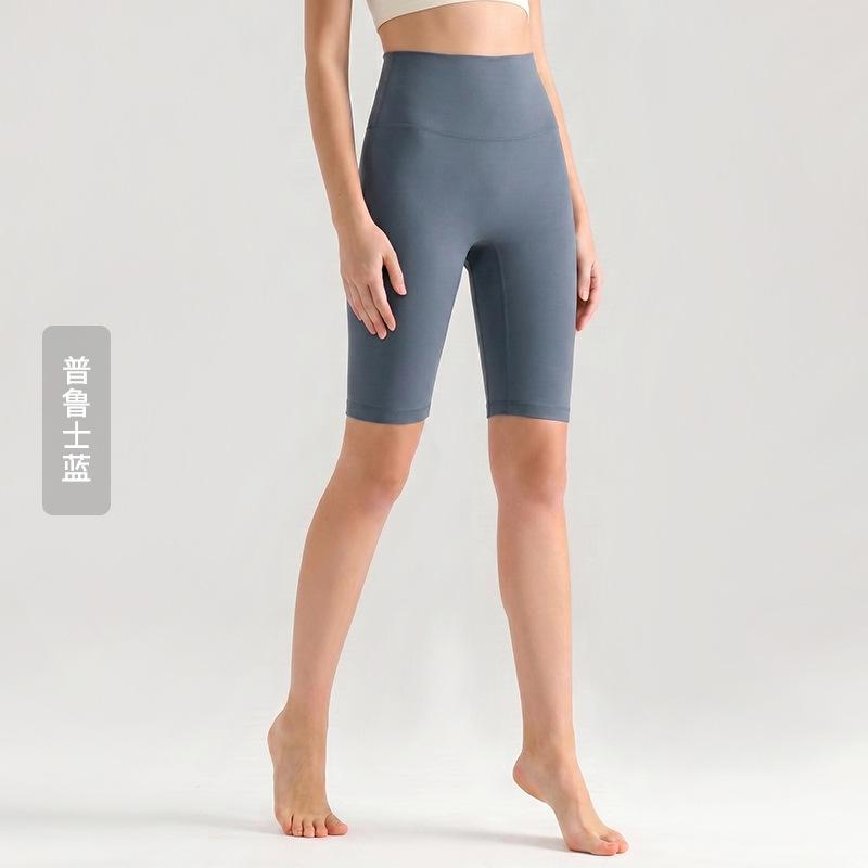 Weiman cloud nude five-point yoga pants women's summer thin tight yoga clothes high waist hip lift fitness yoga pants