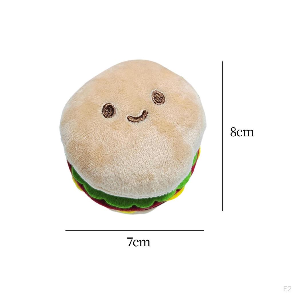 Squeaky Dog Toy Accessories Poratble Cartoon Stuffed Animal for Small Medium Dogs