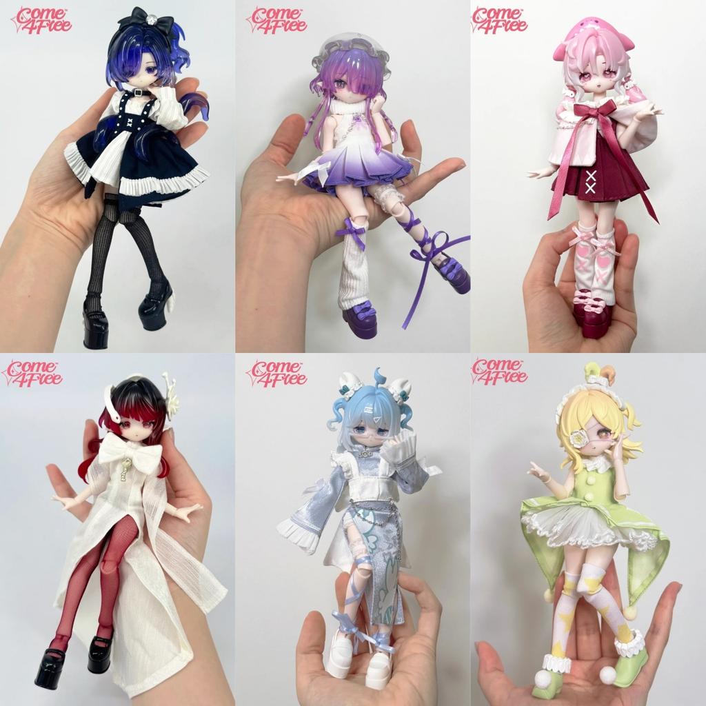 Neu Come4free Minty 1/8 Bjd Mi Tian Ozean Edelstein Serie Bewegliche Actionfigur Modell Spielzeug Sammelbare Blind Box Geschenk Spielzeug