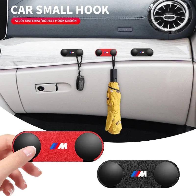 Car Double Hook Storage Hanging Hooks Accessories For BMW M E46 E90 E60 F30 F10 E39 E36 F20 G30 G20 E87 E92 E91 E30 X1 X3 X5