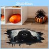 Halloween Scary Wall Breaking Female Ghost Living Room Home Stickers Decor