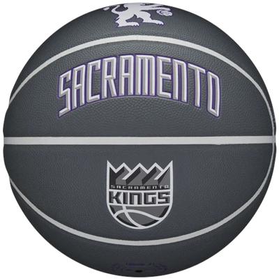 Wilson NBA Team City Collector Sacramento Kings Ball, Unisex grau Basketball