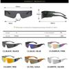 Y2K Sunglasses Men Sports Sun Glasses Women Vintage Wrap Around Shades Fashion Punk Goggle Eyewear Lunettes eil Homme