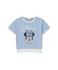 CLOVE [26Sm Clove] Graphic Jacquard Knit Top (Light Blue)