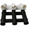 Fishing Rod Racks Holder With Slots Space-saving 3 Tubes Link Mount Bracket For Saltwater Freshwater