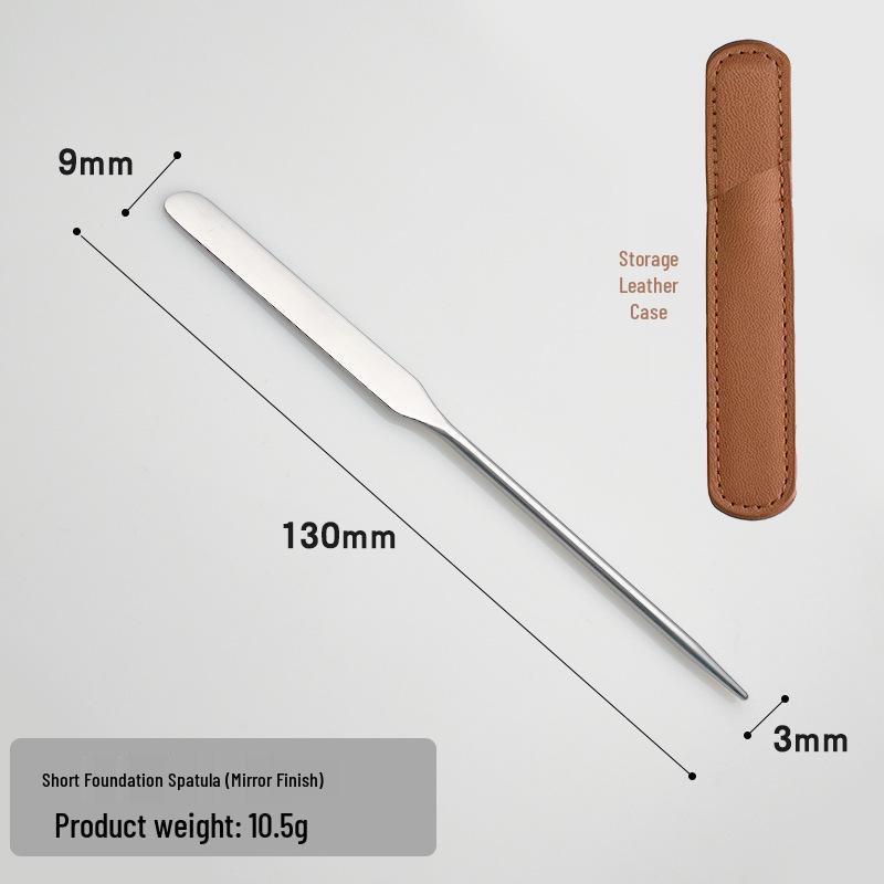 Stainless Steel Foundation & Eye Cream Spatula Set with Beauty Mask Scraper